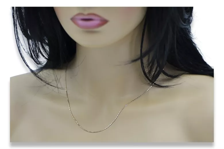 Yellow rose gold chain ★ russiangold.com ★ Gold 585 333 Low price