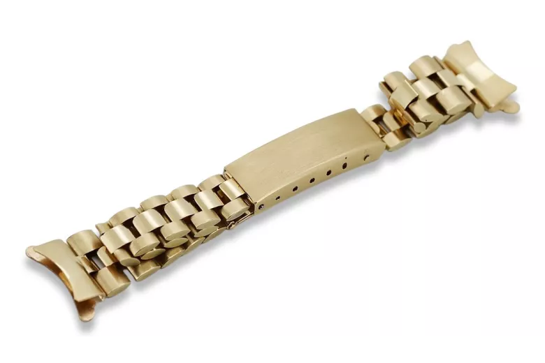 Bracelet ★ de montre en or rose jaune russiangold.com ★ or 585 333 Prix bas