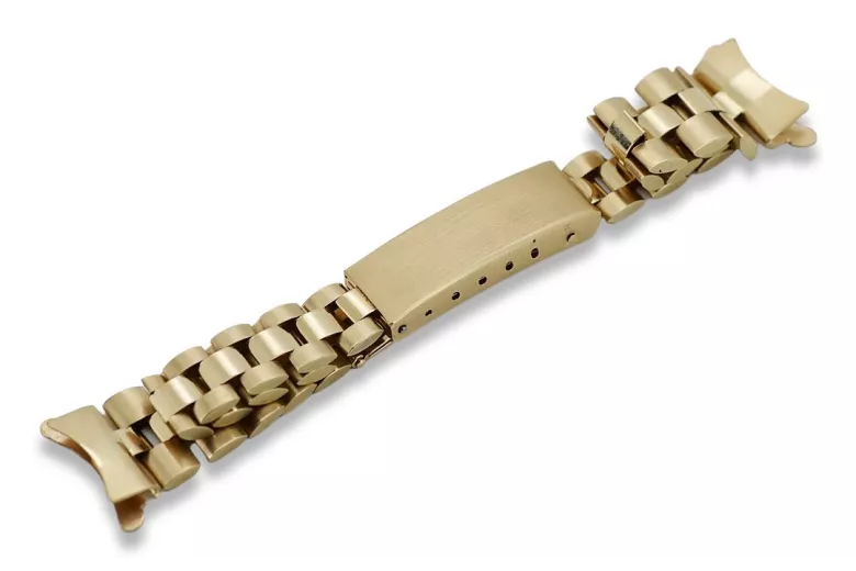 Bracelet ★ de montre en or rose jaune russiangold.com ★ or 585 333 Prix bas