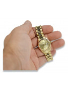 Gold men's watch Geneve ★ zlotychlopak.pl ★ Gold purity 585 333 Low Price!