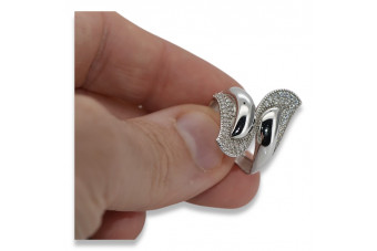 Руско съветско розово злато 14k 585 Vintage пръстен vrn001