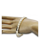 Pulsera de oro rosa amarilla ★ russiangold.com ★ Oro 585 333 Precio bajo