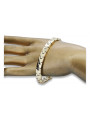 Gelbe Roségold Armband ★ russiangold.com ★ Gold 585 333 Niedriger Preis