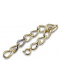 Yellow & white Italian gold fancy bracelet cfb007yw