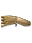 Yellow rose gold bracelet ★ russiangold.com ★ Gold 585 333 Low price