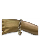 Yellow rose gold bracelet ★ russiangold.com ★ Gold 585 333 Low price