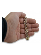 Yellow rose gold bracelet ★ russiangold.com ★ Gold 585 333 Low price