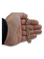 Yellow rose gold bracelet ★ russiangold.com ★ Gold 585 333 Low price