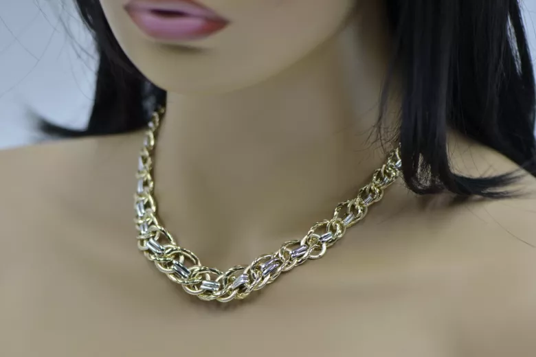 Yellow rose gold chain ★ russiangold.com ★ Gold 585 333 Low price