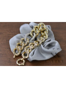 Pulsera de lujo de oro italiano amarillo y blanco cfb010yw