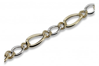 Bracelet italien jaune 14k 585 or cfb011yw