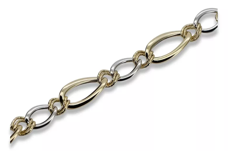 Yellow rose gold bracelet ★ russiangold.com ★ Gold 585 333 Low price