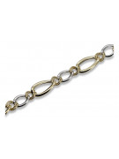 Yellow rose gold bracelet ★ russiangold.com ★ Gold 585 333 Low price