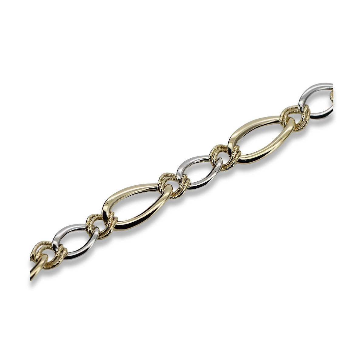 Yellow rose gold bracelet ★ russiangold.com ★ Gold 585 333 Low price