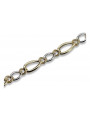 Yellow rose gold bracelet ★ russiangold.com ★ Gold 585 333 Low price