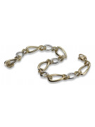 Yellow rose gold bracelet ★ russiangold.com ★ Gold 585 333 Low price