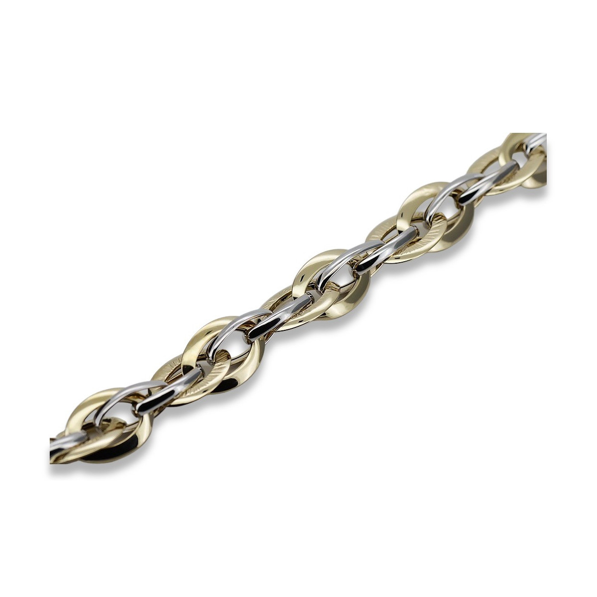 Yellow rose gold bracelet ★ russiangold.com ★ Gold 585 333 Low price