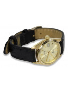 Reloj de oro para hombre Geneve ★ zlotychlopak.pl ★ Pureza de oro 585 333 Precio bajo!