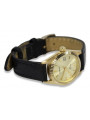 Gold men's watch Geneve ★ zlotychlopak.pl ★ Gold purity 585 333 Low Price!