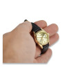 Reloj de oro para hombre Geneve ★ zlotychlopak.pl ★ Pureza de oro 585 333 Precio bajo!