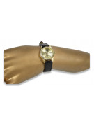 Gold men's watch Geneve ★ zlotychlopak.pl ★ Gold purity 585 333 Low Price!