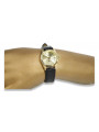 Gold men's watch Geneve ★ zlotychlopak.pl ★ Gold purity 585 333 Low Price!