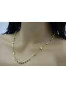 Yellow rose gold rosary chain ★ russiangold.com ★ Gold 585 333 Low price