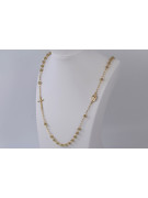 Yellow rose gold rosary chain ★ russiangold.com ★ Gold 585 333 Low price