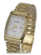 Gelb 14k 585 Gold Herrenuhr Geneve mw001ydw&mbw009y