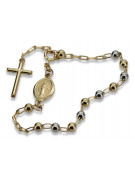 Yellow rose gold rosary bracelet★ russiangold.com ★ Gold 585 333 Low price