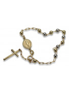 Yellow rose gold rosary bracelet★ russiangold.com ★ Gold 585 333 Low price