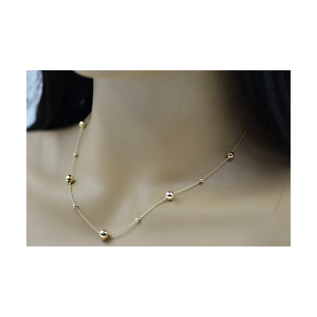 Yellow rose gold chain ★ russiangold.com ★ Gold 585 333 Low price