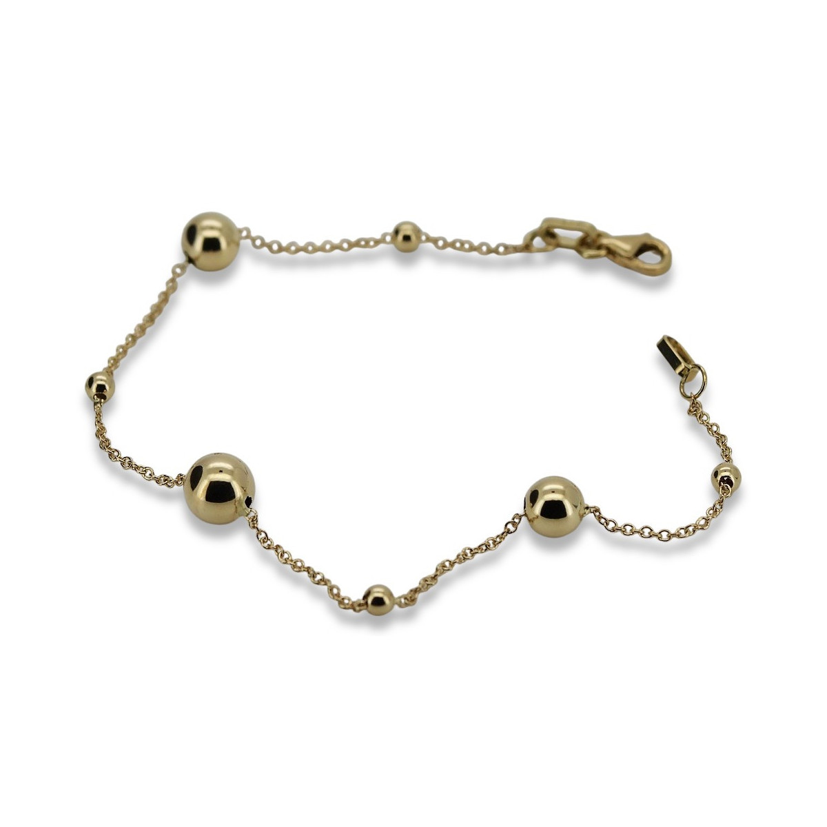 Bracelet ★ en or rose jaune russiangold.com ★ Or 585 333 Prix bas