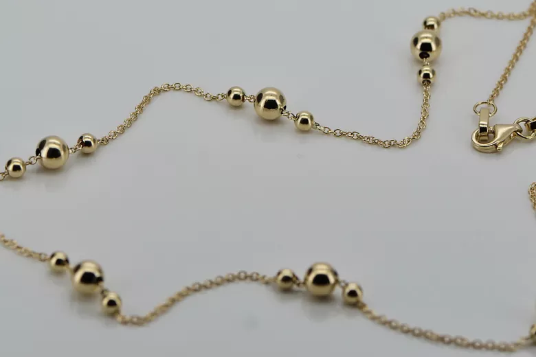 Yellow rose gold chain ★ russiangold.com ★ Gold 585 333 Low price