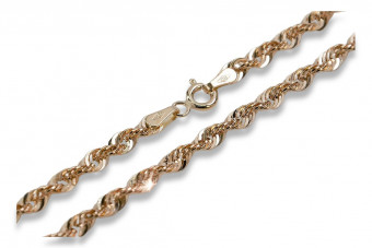 Rose russe 14k 585 or Corda Corda Lady bracelet cb019r