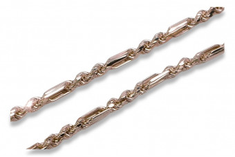 Rose russe 14k 585 or Corda Rope Lady bracelet cb082r