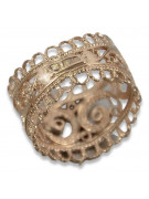 Russisch Sowjet rosa 14 Karat 585 gold Vintage Ring vrn003