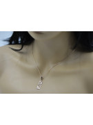 "Original 14K 585 Rose Gold Vintage Square Pendant, Stone-Free" vpn037