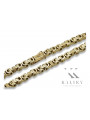 Jaune 14k 585 or Bizantina Excellent bracelet solide cb097y