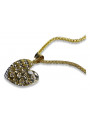 Gold pendant pendant ★ zlotychlopak.pl ★ Gold hallmark 585 333 low price