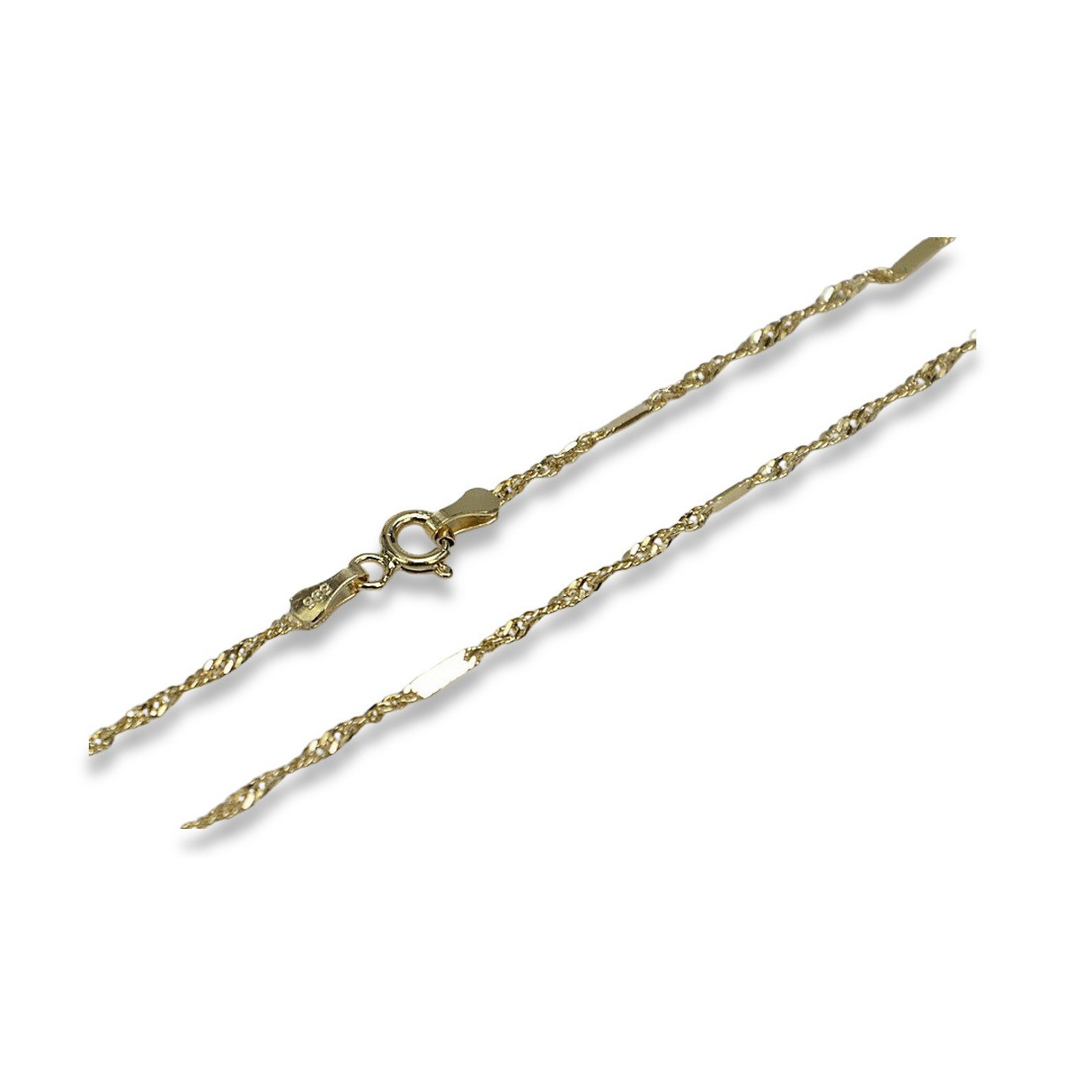 Yellow rose gold chain ★ russiangold.com ★ Gold 585 333 Low price