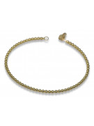 Brazalete italiano de oro 14k 585 Fantazy pulsera cfb017y