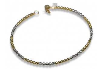 Brazalete italiano de oro 14k 585 Fantazy pulsera cfb017yw