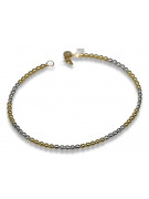 Італійський браслет із золота 14k 585 проби Fantazy bracelet cfb017yw