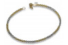 Italian 14k 585 gold bangle Fantazy bracelet cfb017yw