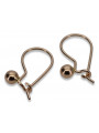 Boucles d’oreilles en or zlotychlopak.pl ★ Échantillon d’or ★ 585 333 Prix bas!