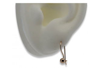 Златни обеци ★ zlotychlopak.pl ★ Златна проба 585 333 Ниска цена!