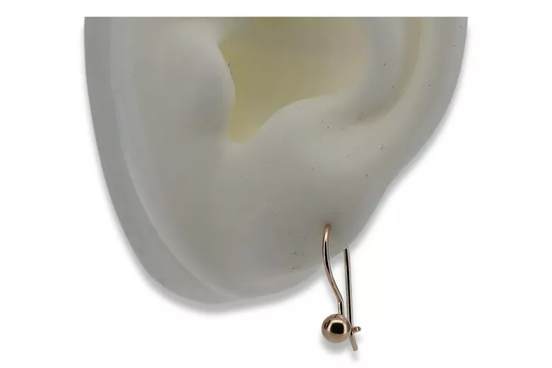 Boucles d’oreilles en or zlotychlopak.pl ★ Échantillon d’or ★ 585 333 Prix bas!