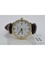 Italienische 14k Gelbe Herren Geneve Uhr mw017y