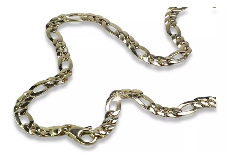 Yellow rose gold chain ★ russiangold.com ★ Gold 585 333 Low price